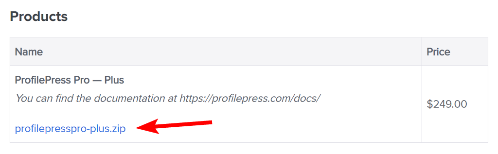 Download the ProfilePress plugin