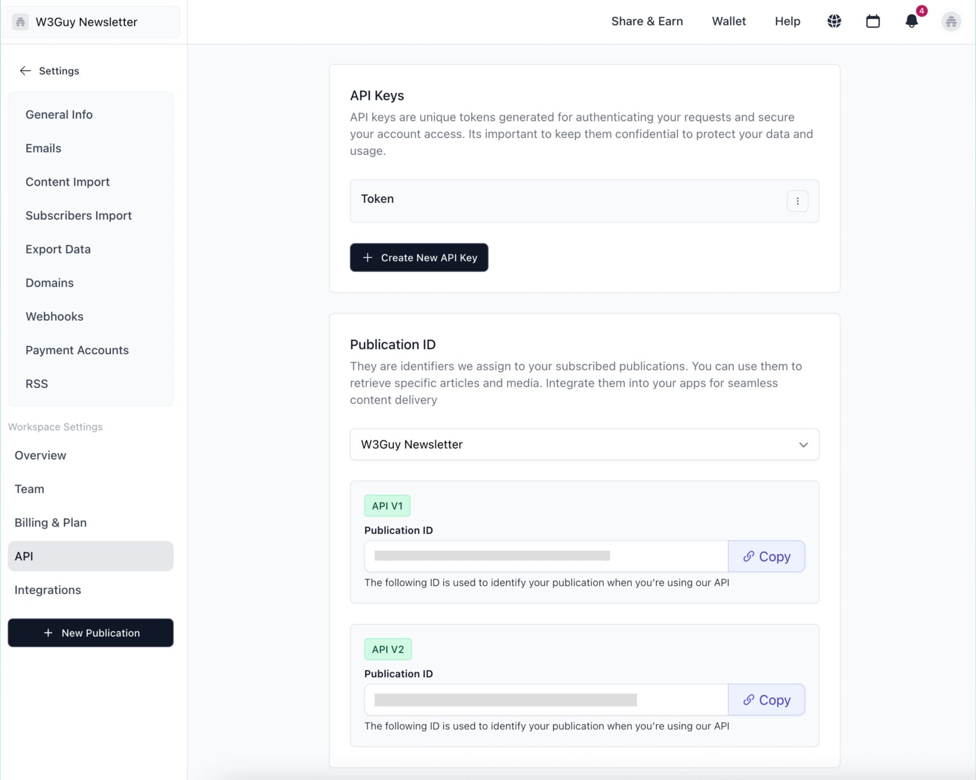 Beehiiv API page
