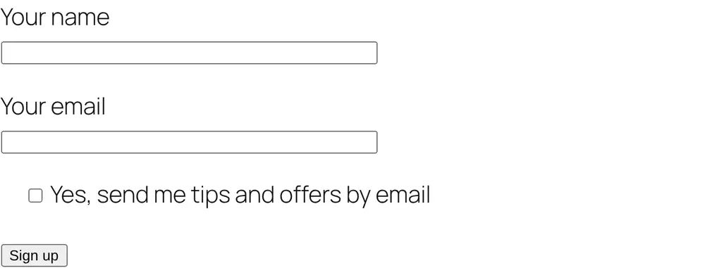Opt-in checkbox on a Contact Form 7 form