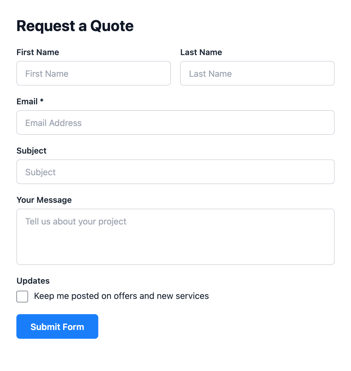 Opt-in checkbox on a Fluent Forms form