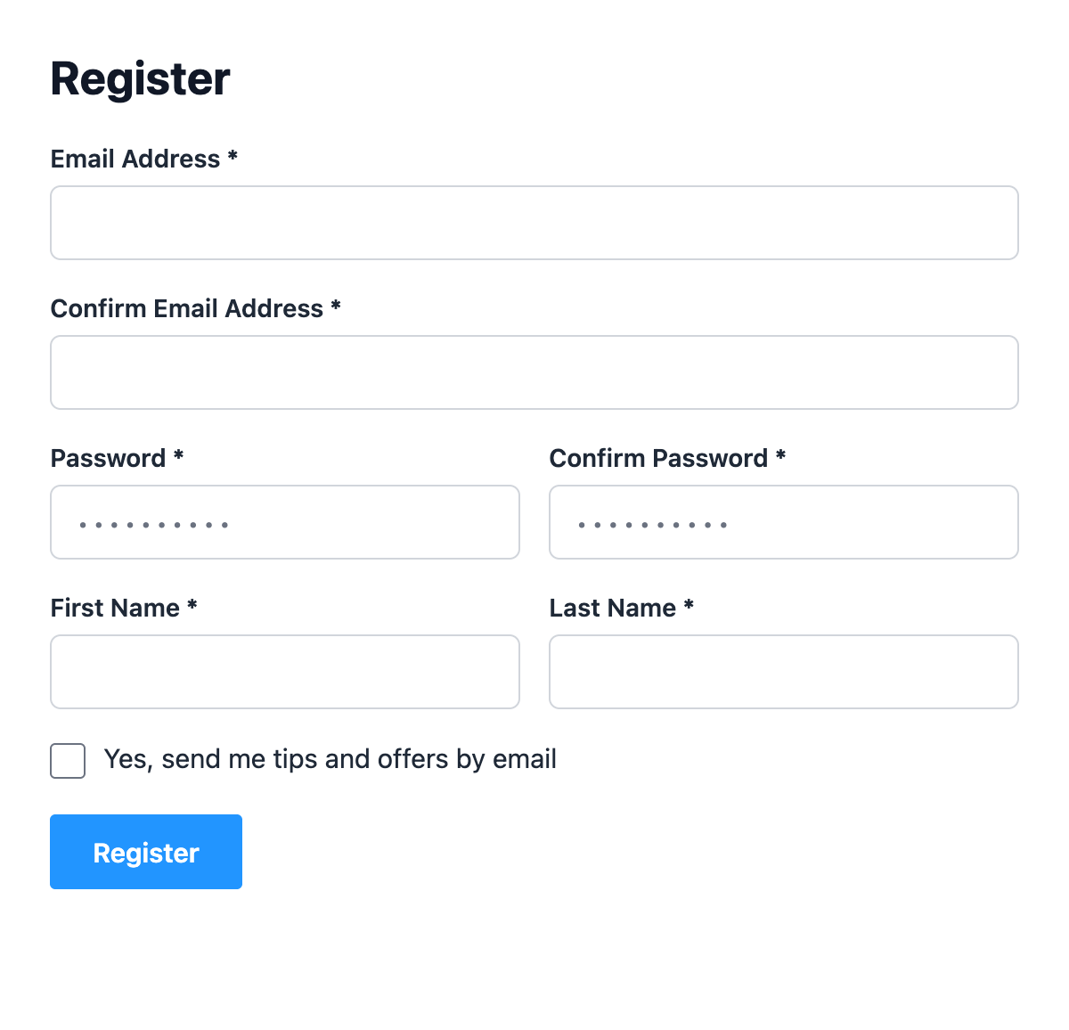 Opt-in checkbox on a LifterLMS form