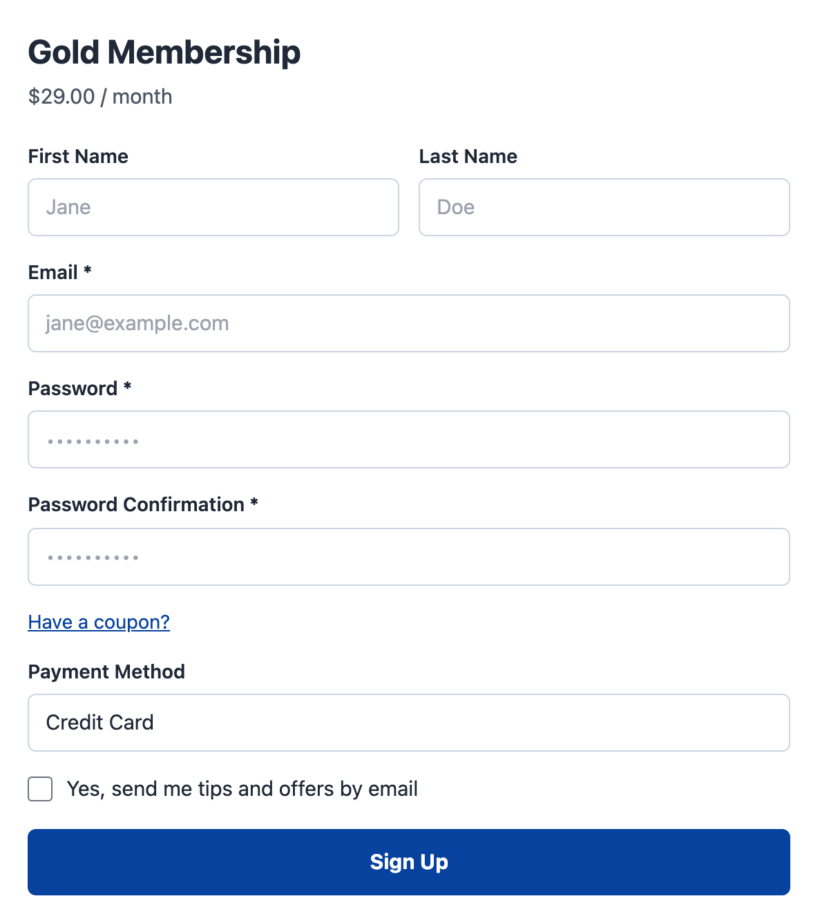 Opt-in checkbox on a MemberPress form