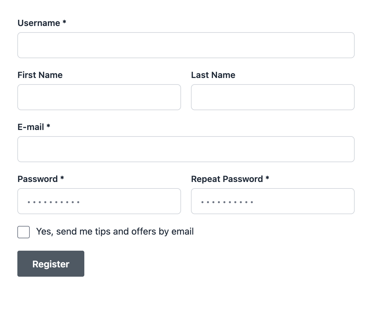 Opt-in checkbox on a Profile Builder form