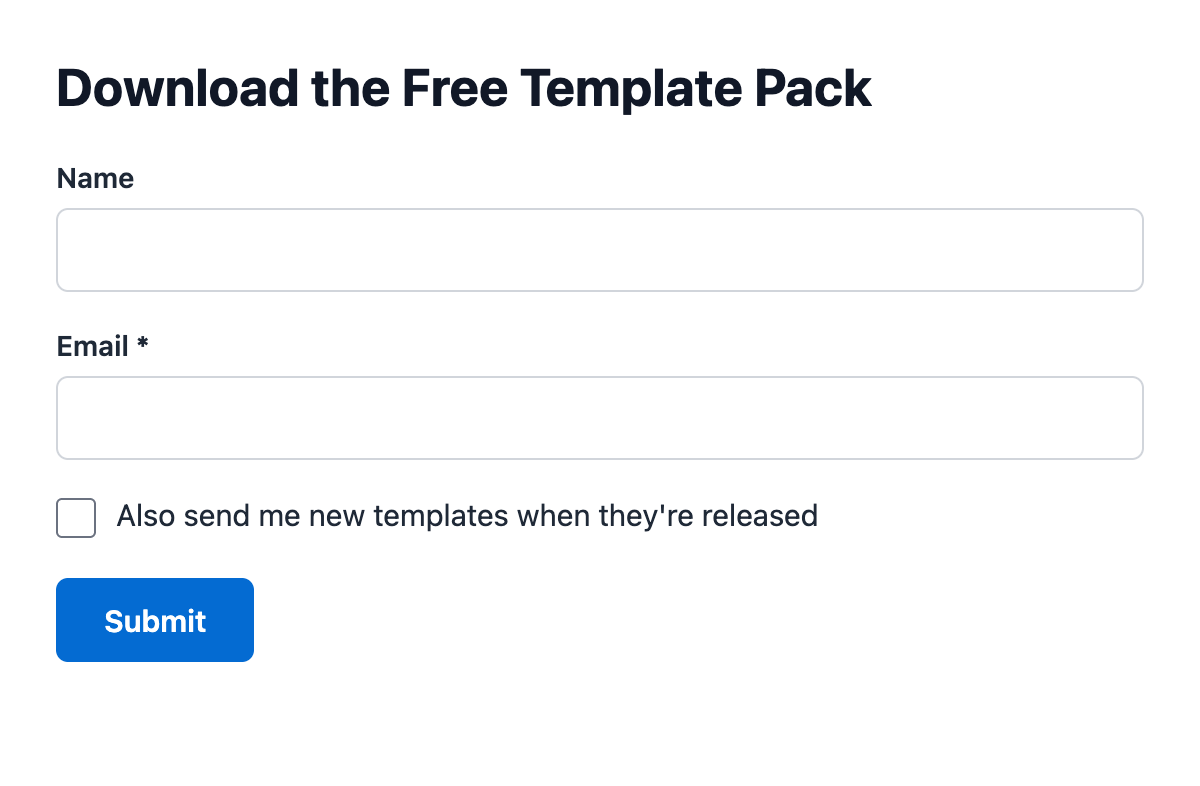 Opt-in checkbox on a SureForms form
