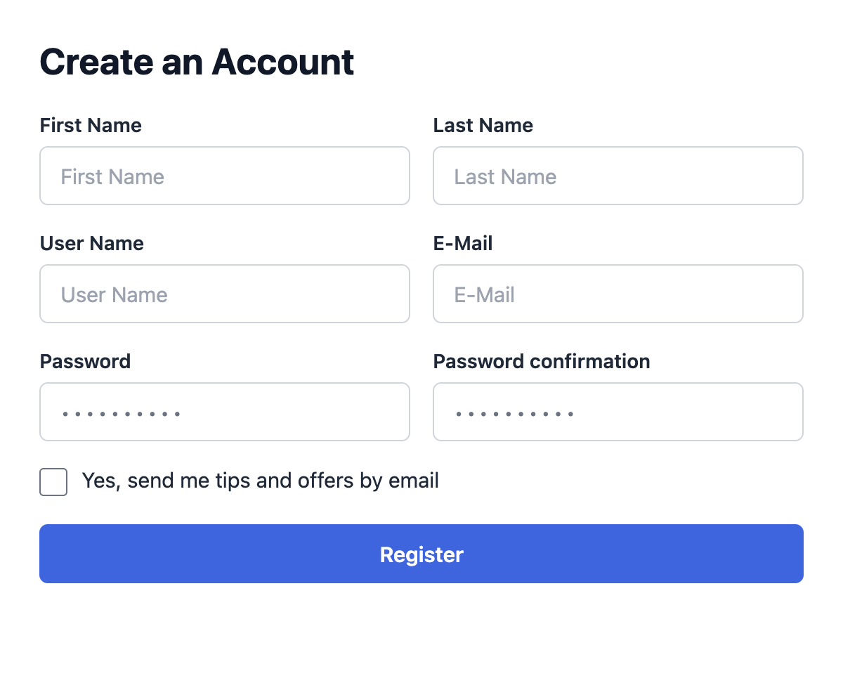 Opt-in checkbox on a Tutor LMS form